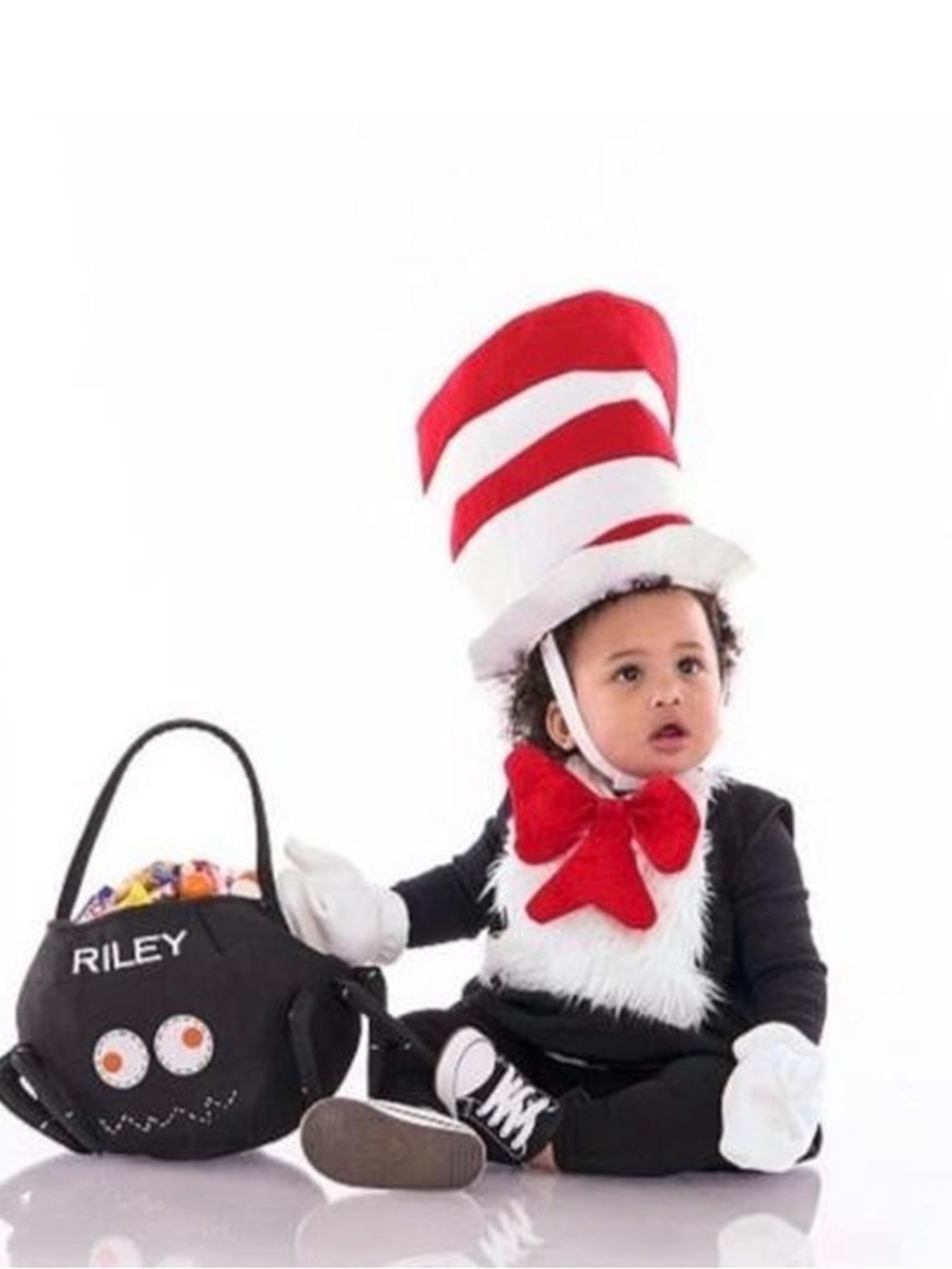 Pottery Barn Kids Dr. Seuss Cat In The Hat Halloween costume size 0-6 months